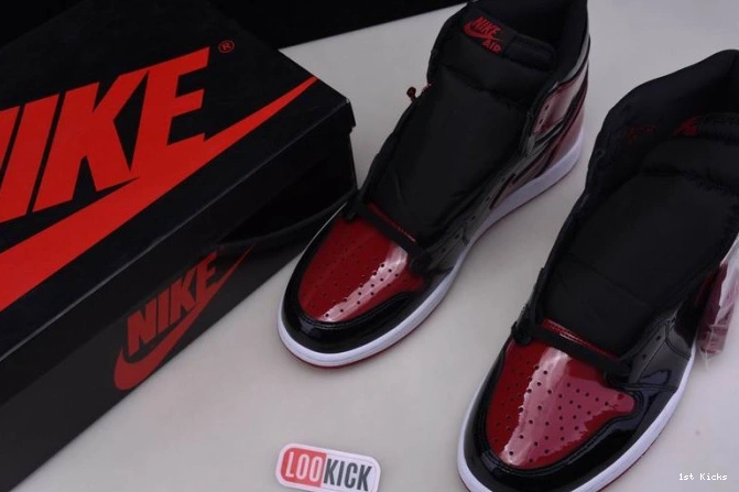 1st Kicks 807 OG 1 High Patent Air SmartChoice 555088- Bred Jordan 1116